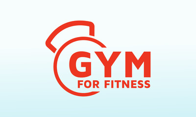 Physical template fitness vector logo design, fitness logo design, dumbbell icon, Gym Logo Ideas and Fitness Logo Designs