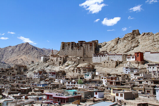 The Leh Palace view of the leh city