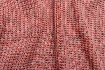 Pink sweater fabric texture