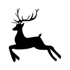 Christmas reindeer design vector illustration.