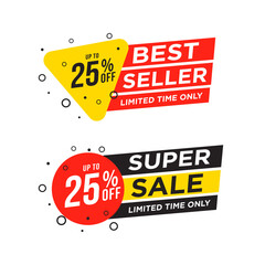 Sale and special offer tag, price tags, Sales Label, banner, Vector illustration.