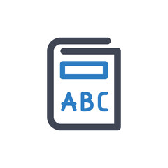 Alphabet book icon