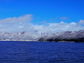 滋賀県長浜市余呉湖ー冬