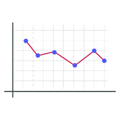 Vector illustration for Line Graph EPS10