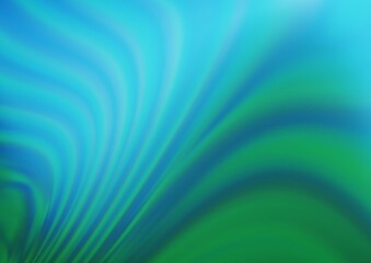 Obraz premium Light Blue, Green vector blurred bright template.