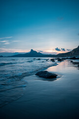 Dawn on Con Dao beach at Con Dao Island, Viet Nam