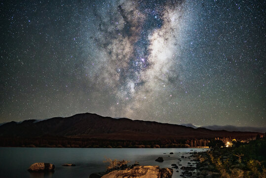 Astrophotography of the Night Sky in Lake Tekapo, New Zealand