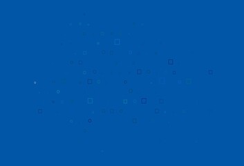 Light Blue, Green vector layout with circle spots, cubes.