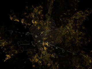 Imaginatory fractal background Image