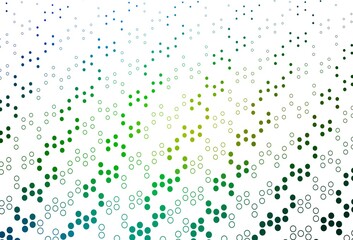 Light Blue, Yellow vector layout with circle shapes.