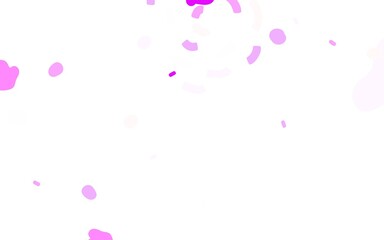 Light Pink, Red vector pattern with random forms.