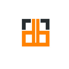 Obraz premium DB logo design