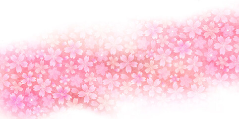 桜　春　和紙　背景