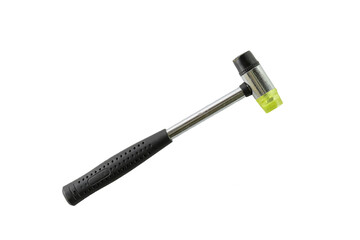 Rubber Mallet Mat Hammers or Needle Art Leather Craft Hammer isolated with white background