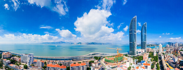 Coastal scenery of Xiamen City, Fujian Province, China