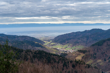Fototapeta premium Belchen der schönste Berg im Schwarzwald