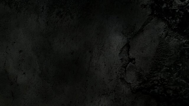 Cracked Dark Wall and smoke drifting For Background	