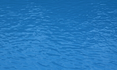 Blue water surface.