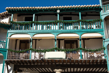 Balconada de la plaza mayor de Chinchón