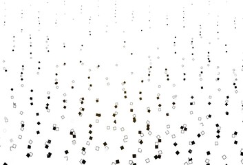 Light Black vector cover with polygonal style.