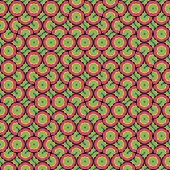 Fototapeta premium Abstract Geometric Pattern generative computational art illustration