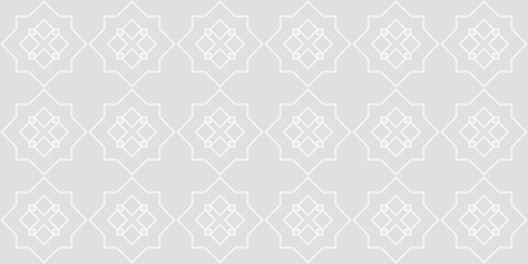 Gray wallpaper background, geometric pattern for seamless textures, monochrome. Vector background image