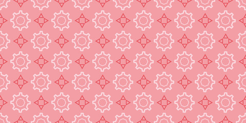 Decorative background pattern. Seamless wallpaper texture. Colors: pink tones. Perfect for fabrics, covers, posters, home decor or wallpaper. Vector background image