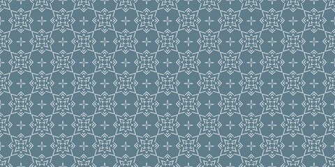 Decorative background pattern. Seamless wallpaper texture. Colors: blue-gray. Perfect for fabrics, covers, posters, home 