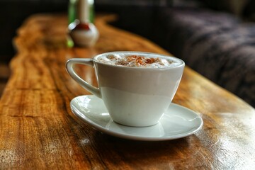 cup of cappuccino