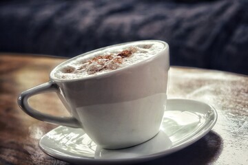 cup of cappuccino
