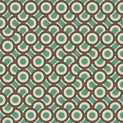 Fototapeta premium Abstract Geometric Pattern generative computational art illustration
