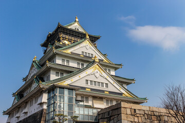 Fototapeta premium どっしりと立つ城