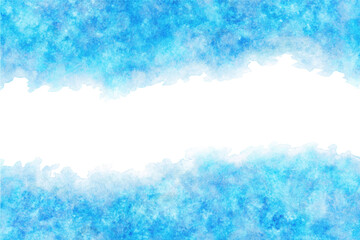 水 波 ブルー 水彩 テクスチャ 背景