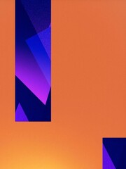 abstract geometric shape pattern orange background texture web template banner design creativity...