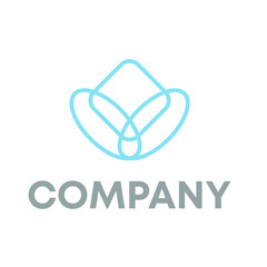 simple mandala logo design vector