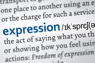 expression definition word. Zoom on the meaning
