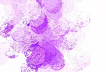 Light Purple vector texture with abstract forms.