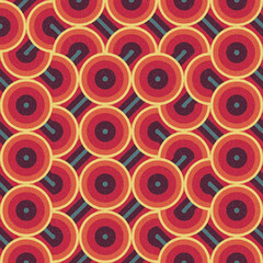 Abstract Geometric Pattern generative computational art illustration