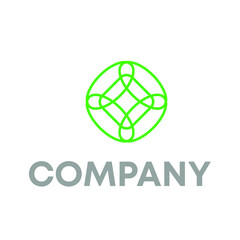 simple mandala logo design vector