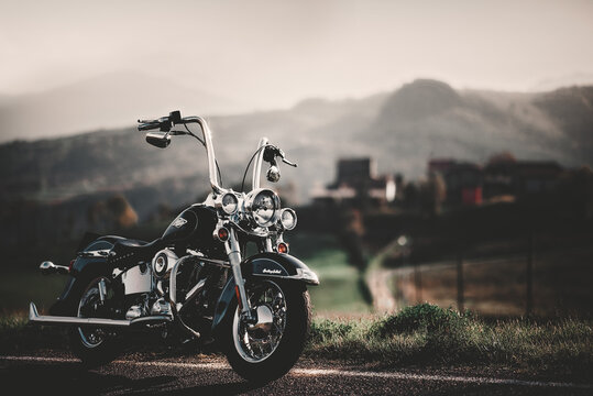Passo Penice 2020 Italia in Harley