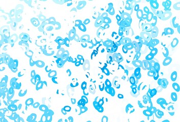 Light Blue, Red vector backdrop with dots.