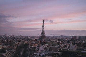 Obraz premium Eiffel Tower from Arch of Triumph