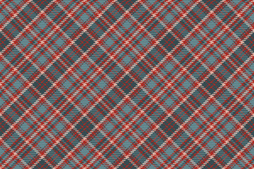 Seamless pattern of scottish tartan plaid. Repeatable background with check fabric texture. Vector backdrop striped textile print.