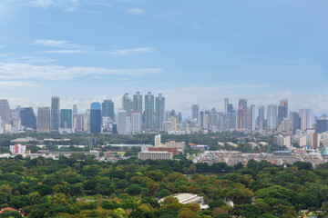 Obraz premium 都市風景タイバンコク