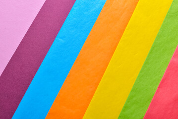 Obraz premium Set of different tissue paper sheets, closeup