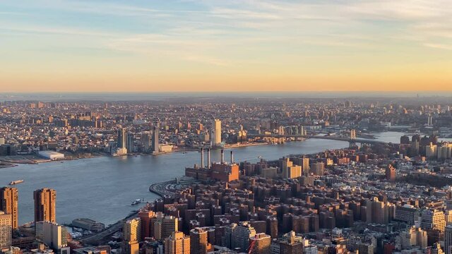 Lower Manhattan, Eastside, view from the Empire State Building