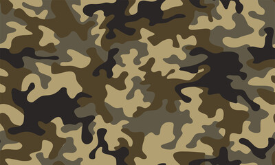 Full seamless camouflage texture skin pattern vector for military textile. Usable for Jacket Pants Shirt and Shorts. Dirty army camo masking design for hunting fabric print and wallpaper.