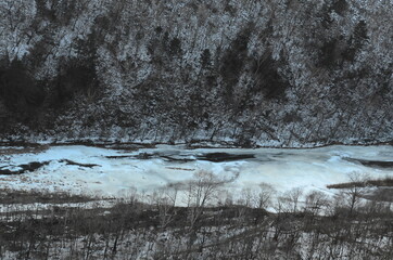 river in winter