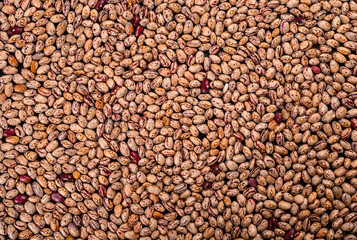 Colored beans pattern.
