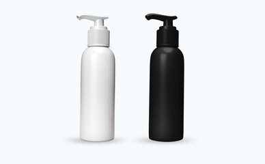 Pump Gel Bottle Mockup Design